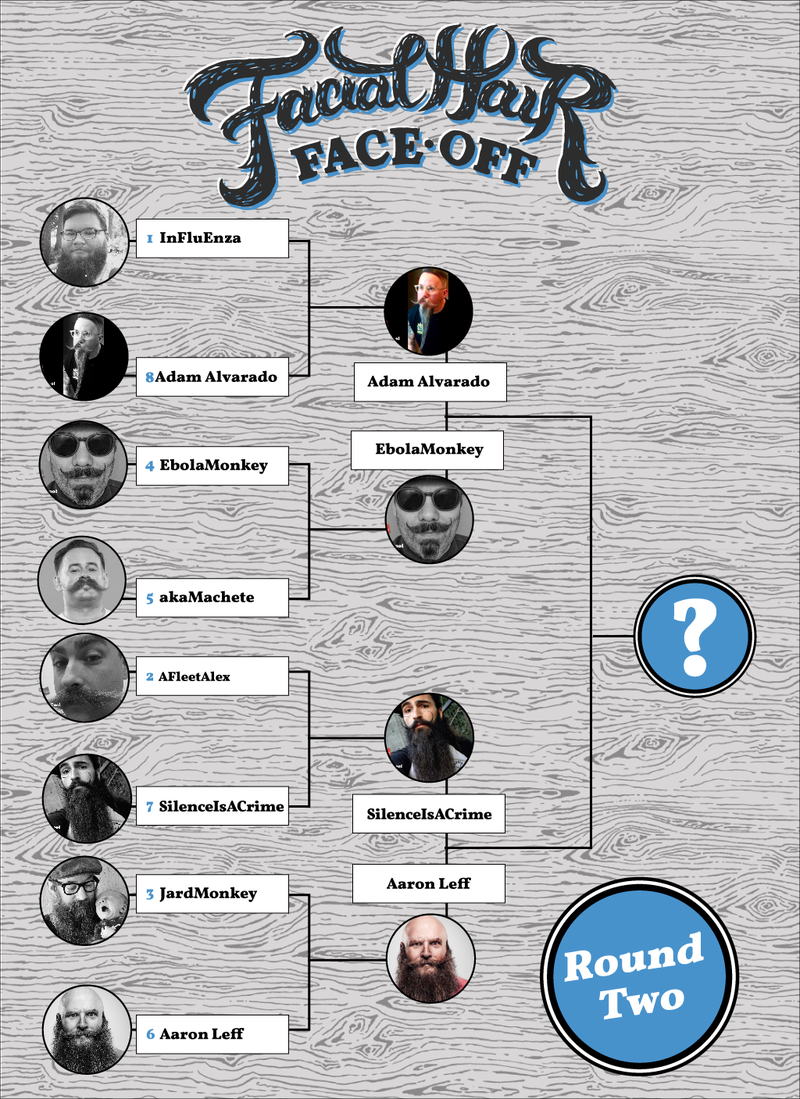 Illustration for article titled These Bearded Heroes are Fighting for Your Votes: Who Will You Send to the Finals?